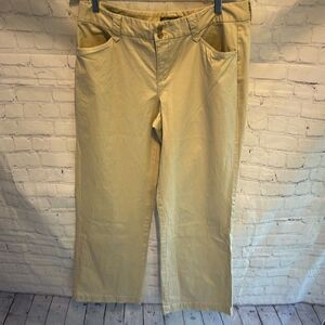 Eddie Bauer Blakely Fit Khaki Dress Pants Women’s Size 14 Classic Straight Leg